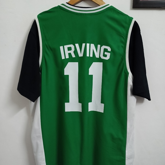 NBA Boston Celtics Nike Kyrie Irving Jersey - Green - Picture 3 of 7